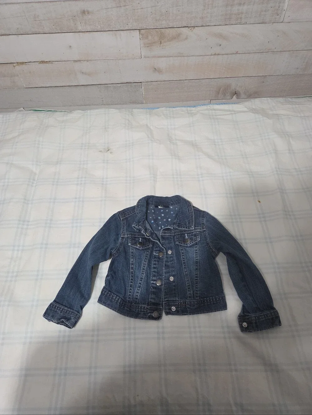 OshKosh Genuine Kids Toddler Girl Blue Denim Jacket .  3T